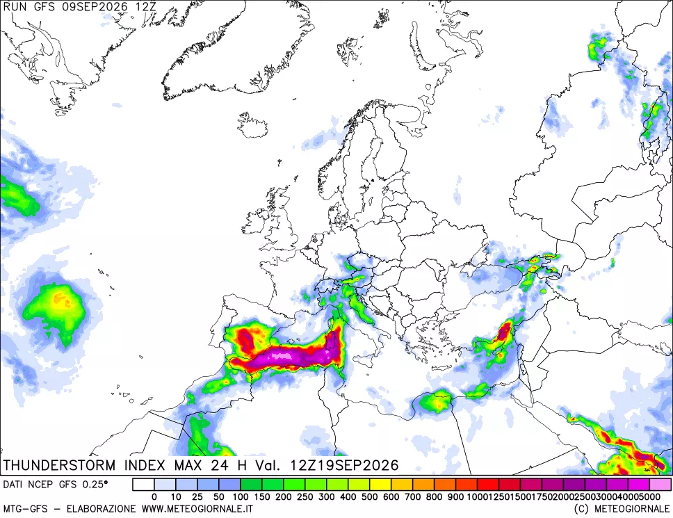 mappa TSI Max 24 ore