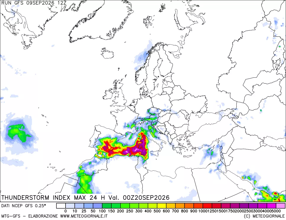 mappa TSI Max 24 ore