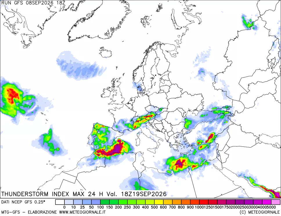 mappa TSI Max 24 ore
