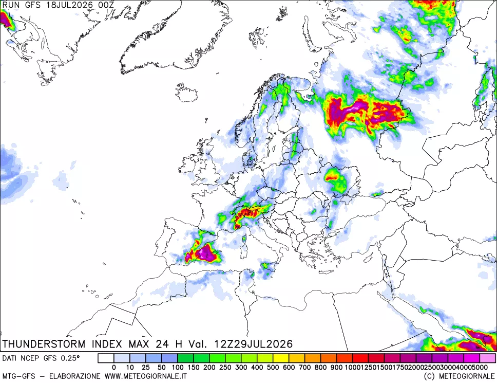 mappa TSI Max 24 ore