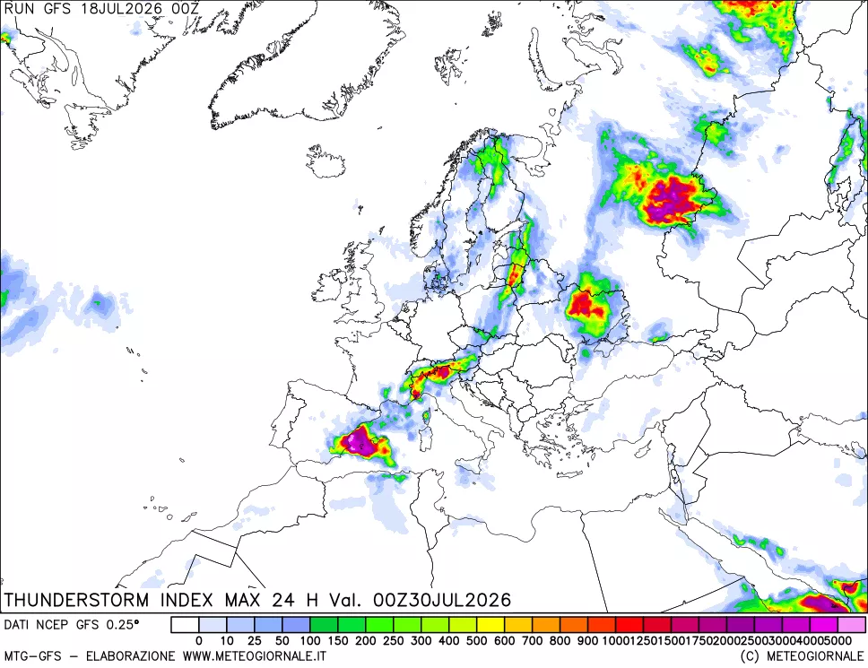 mappa TSI Max 24 ore