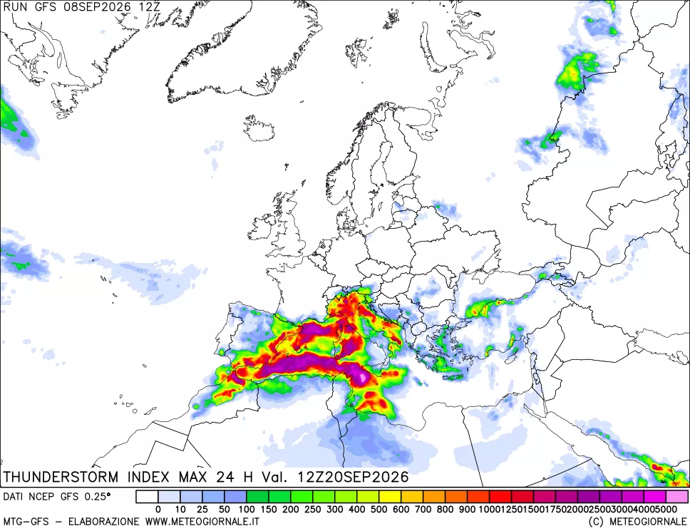 mappa Indice Temporali massimo 24 ore