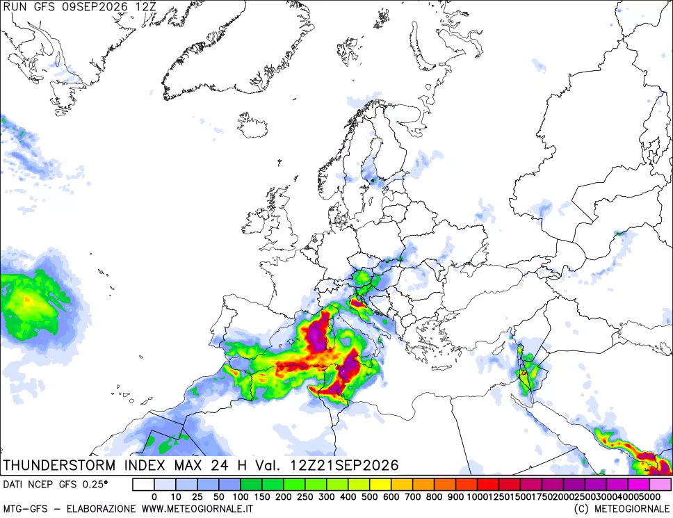 mappa TSI Max 24 ore