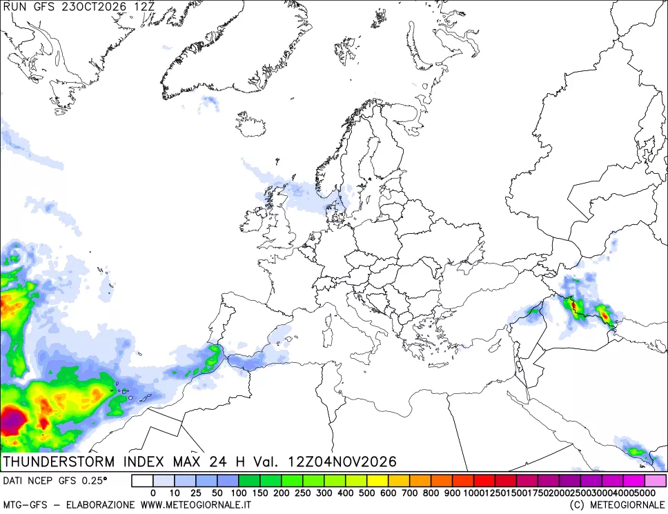 mappa TSI Max 24 ore