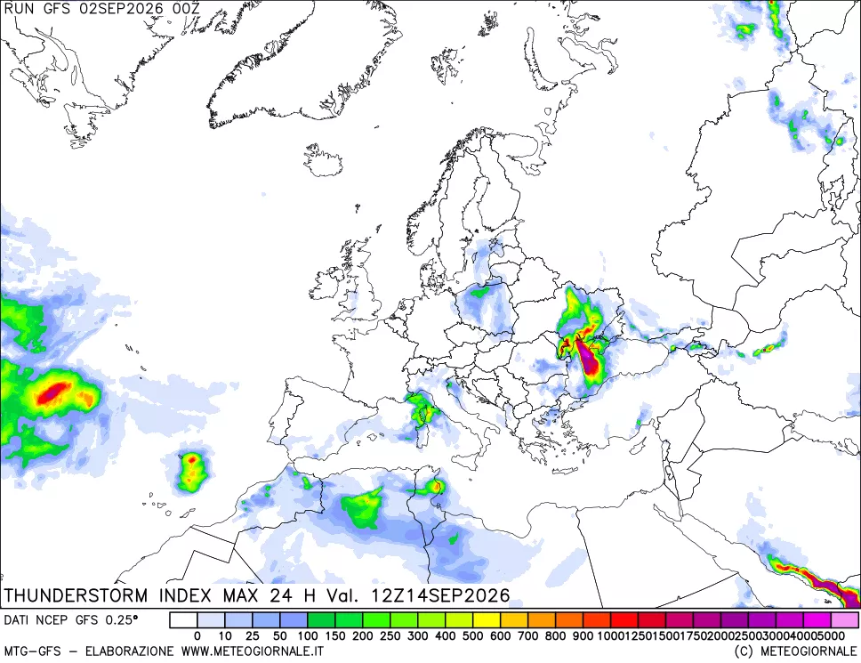 mappa TSI Max 24 ore