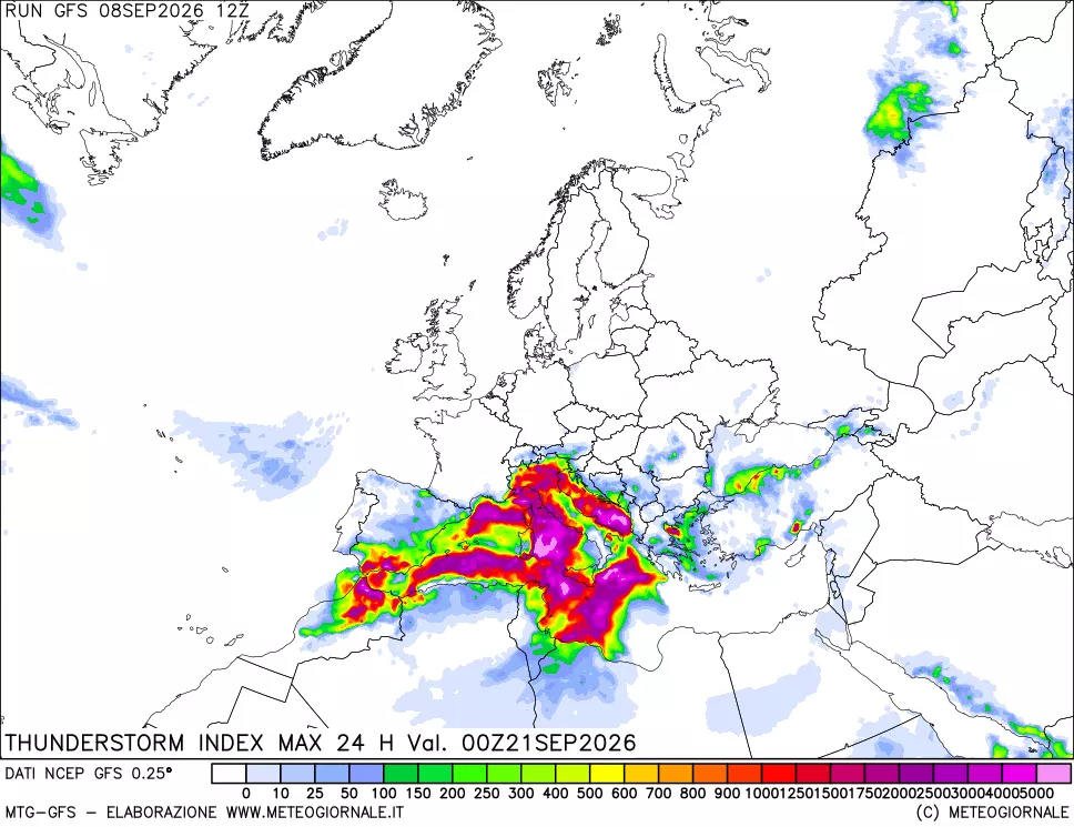 mappa TSI Max 24 ore