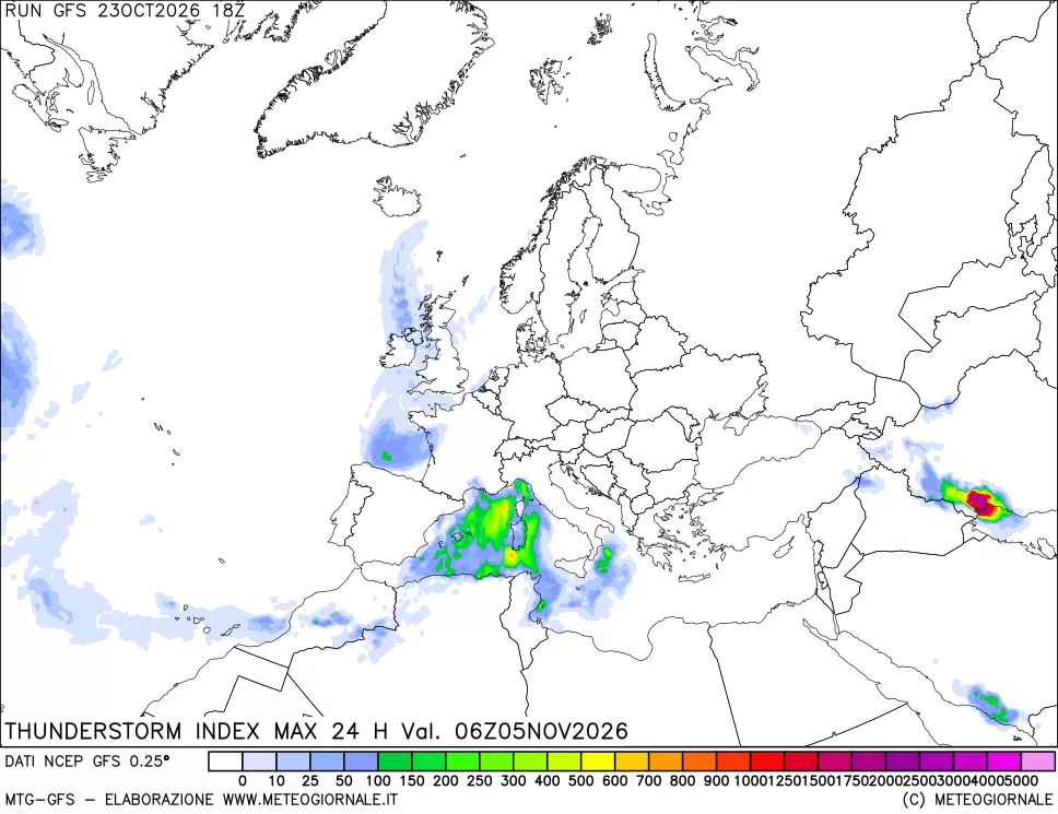 mappa TSI Max 24 ore