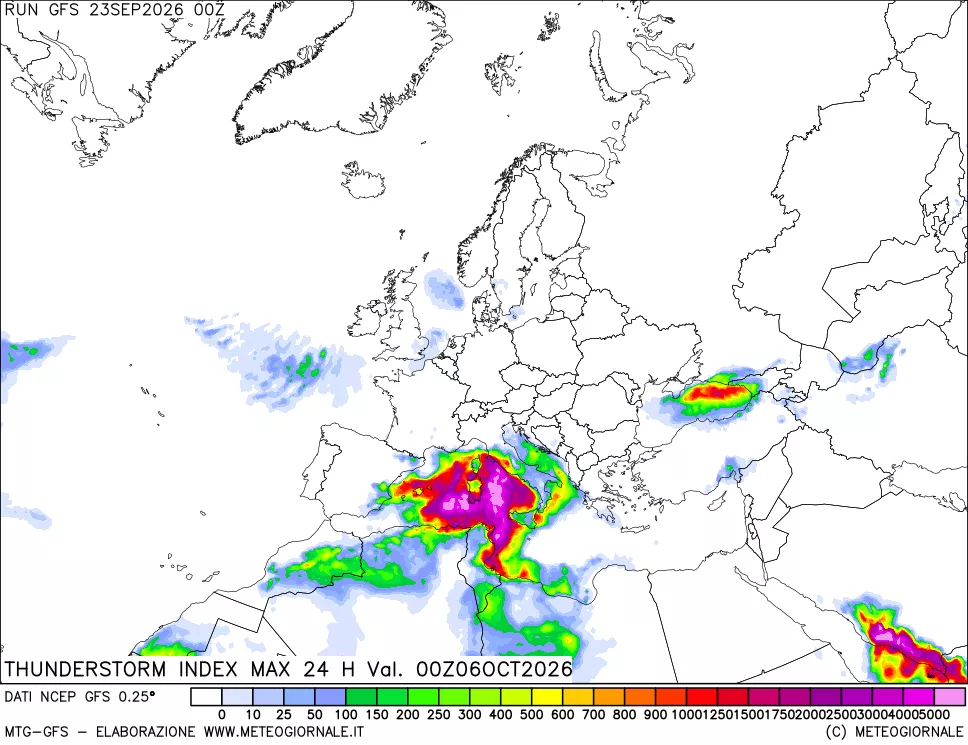 mappa TSI Max 24 ore