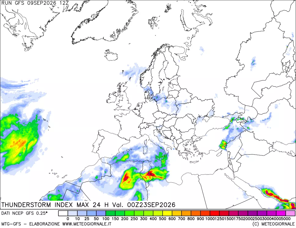 mappa TSI Max 24 ore
