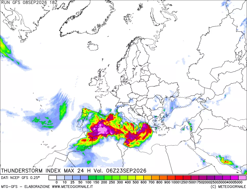 mappa TSI Max 24 ore