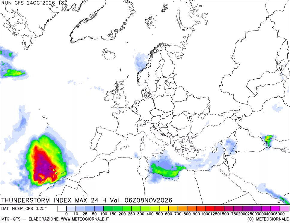 mappa TSI Max 24 ore