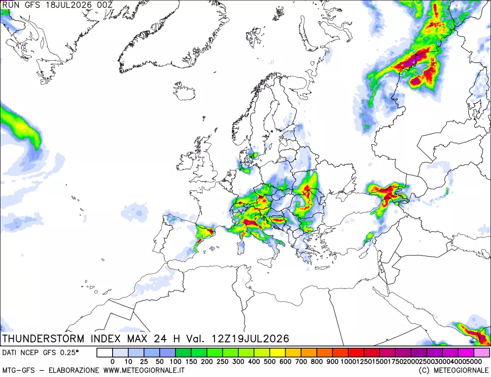 mappa TSI Max 24 ore
