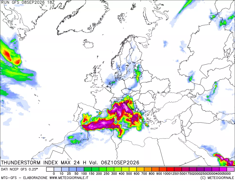 mappa TSI Max 24 ore