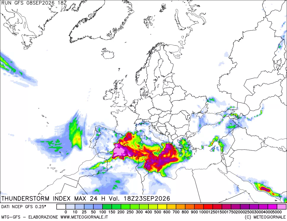 mappa TSI Max 24 ore