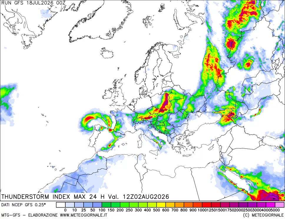 mappa TSI Max 24 ore