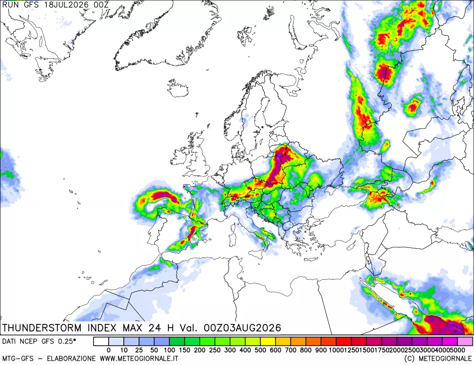 mappa TSI Max 24 ore