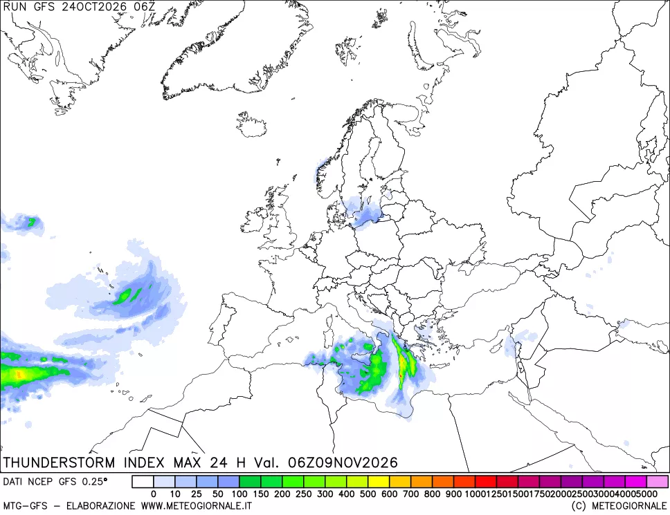 mappa TSI Max 24 ore