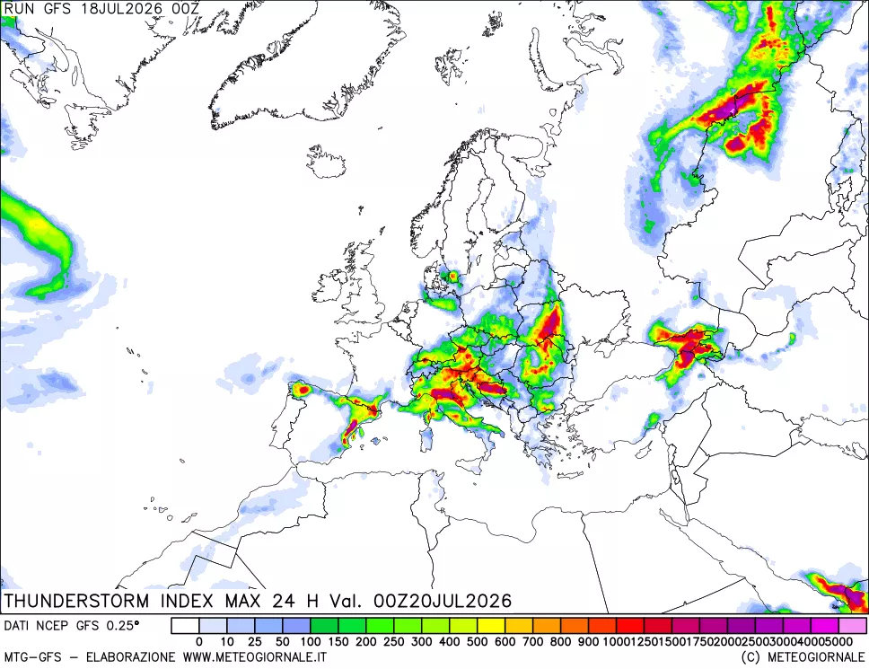 mappa TSI Max 24 ore