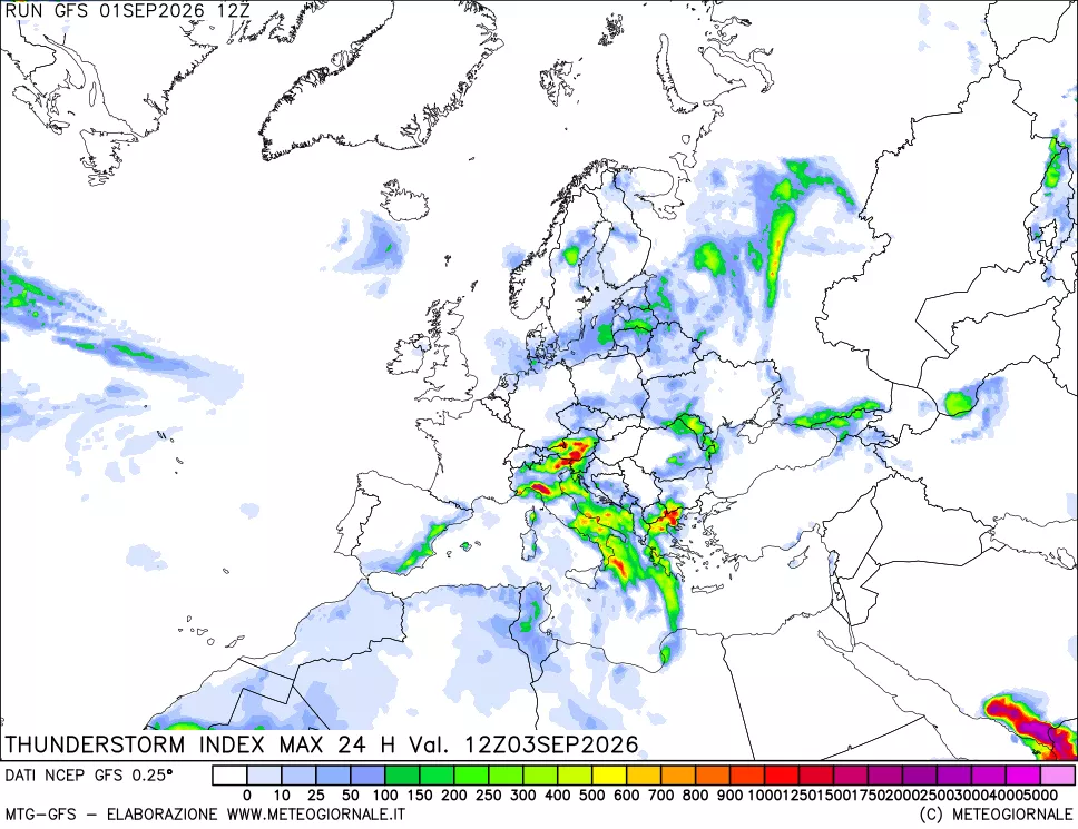 mappa TSI Max 24 ore