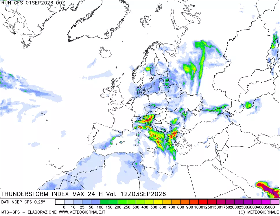 mappa TSI Max 24 ore