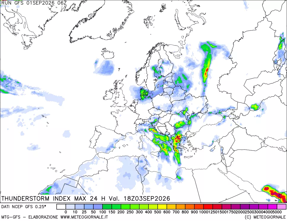 mappa TSI Max 24 ore