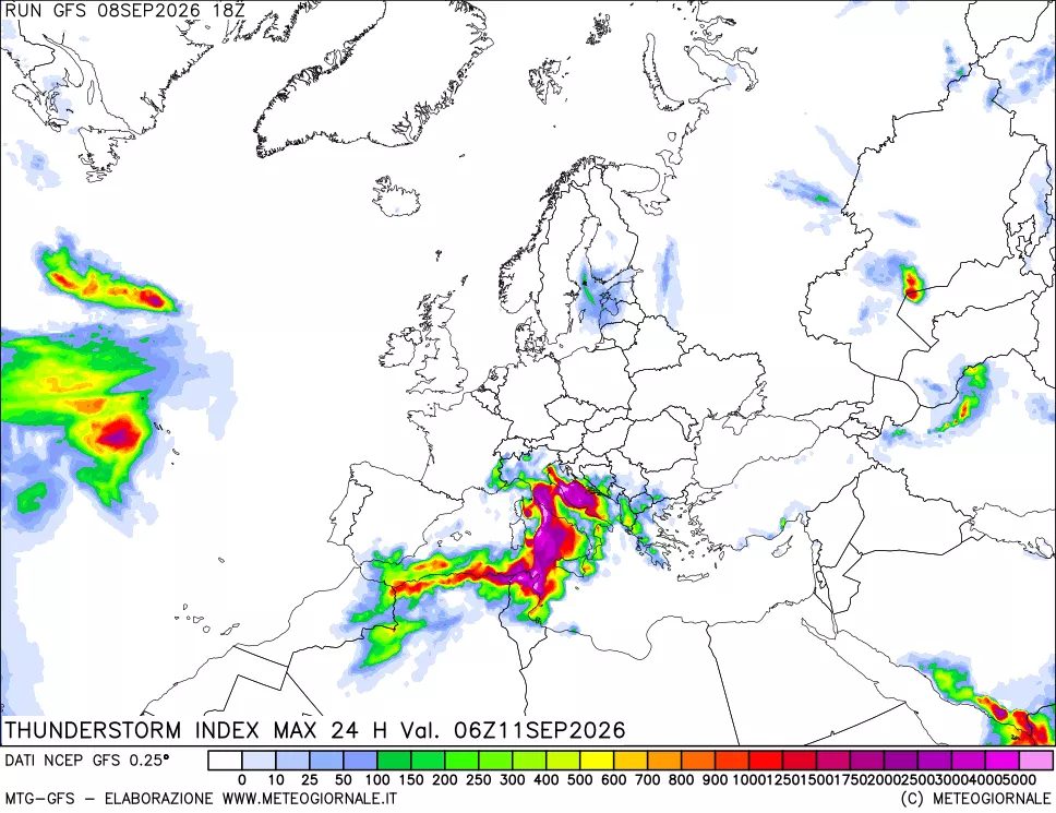 mappa TSI Max 24 ore