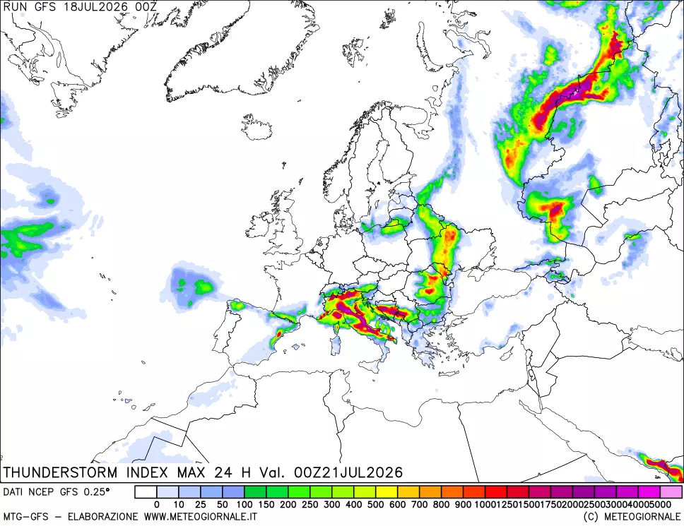 mappa TSI Max 24 ore