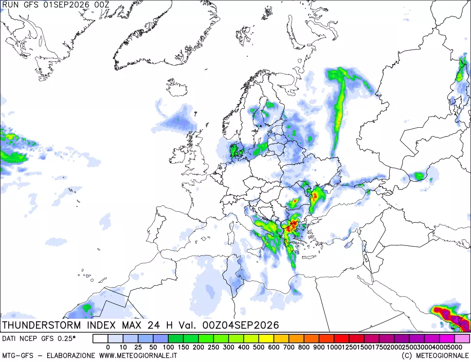mappa TSI Max 24 ore