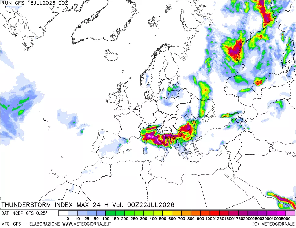 mappa TSI Max 24 ore