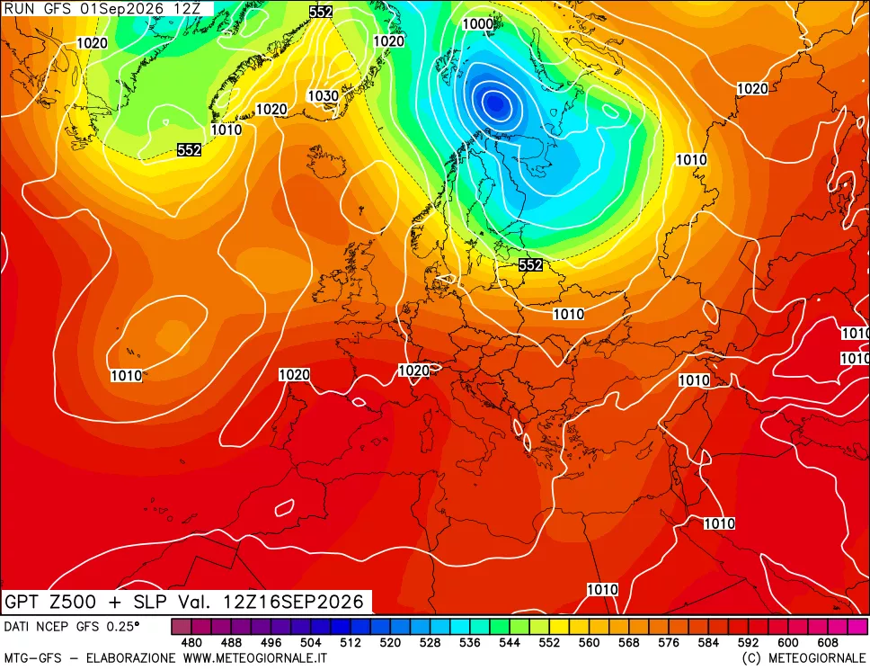 mappa 500 hPa GPT + Press SLM