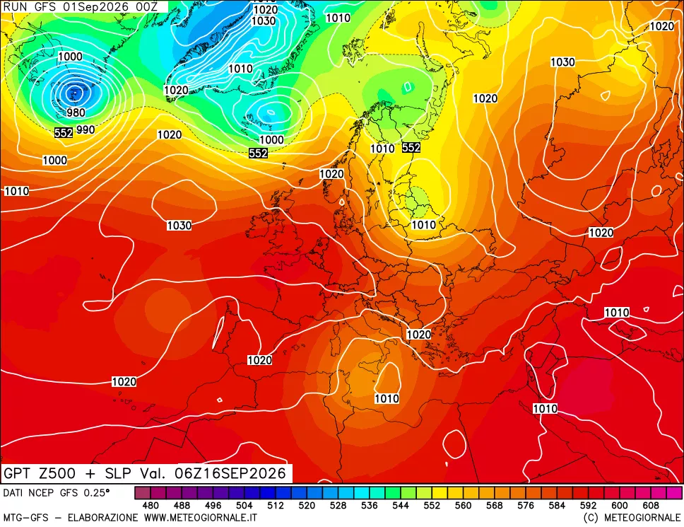 mappa 500 hPa GPT + Press SLM