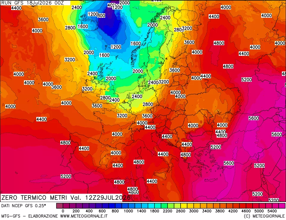 mappa Quota Zero Termico