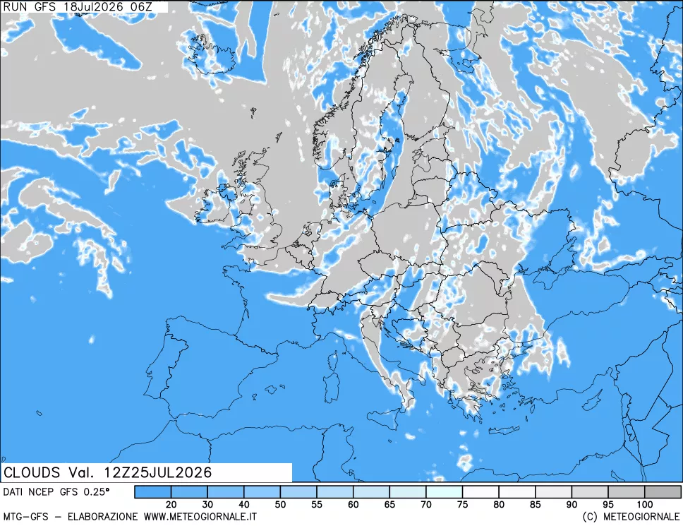 mappa Nuvolosità totale
