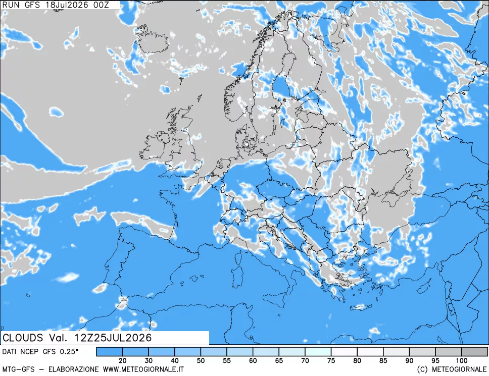 mappa Nuvolosità totale