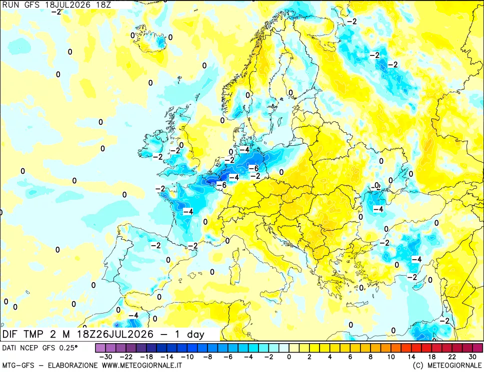 mappa Dif. Temp -24 ore