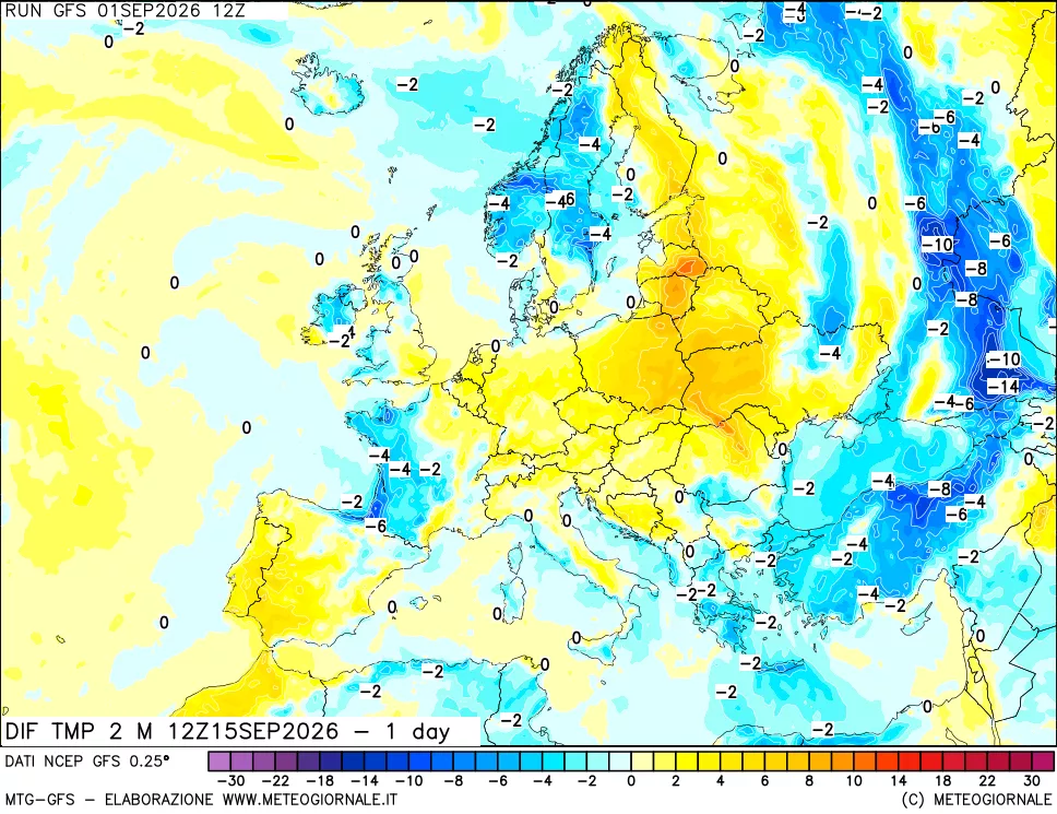 mappa Dif. Temp -24 ore