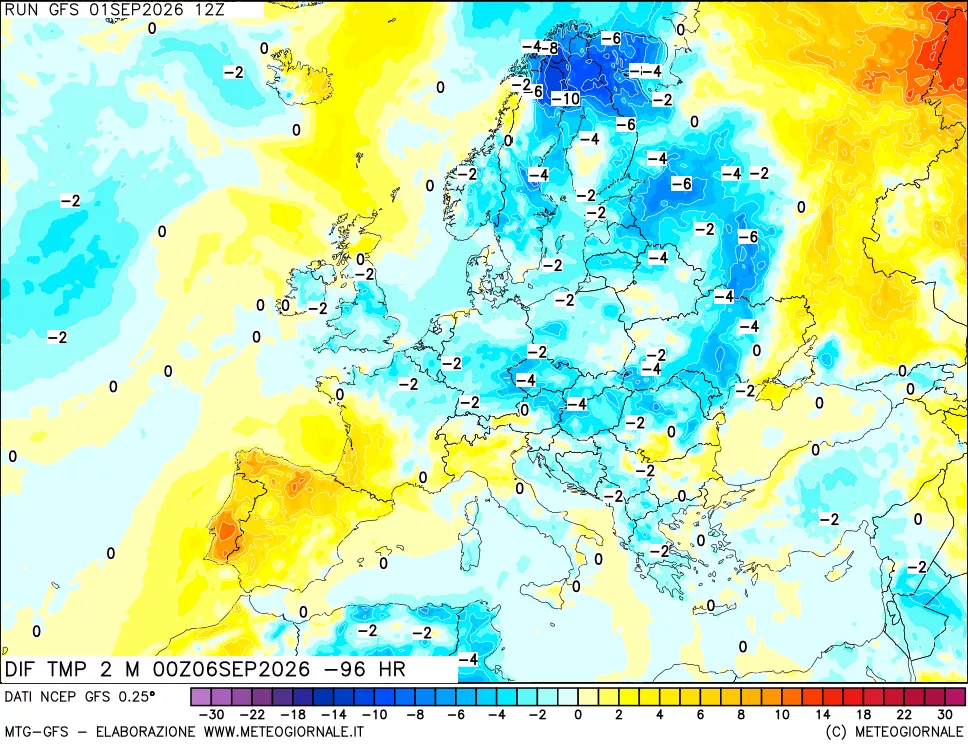 mappa Dif. Temp - Init