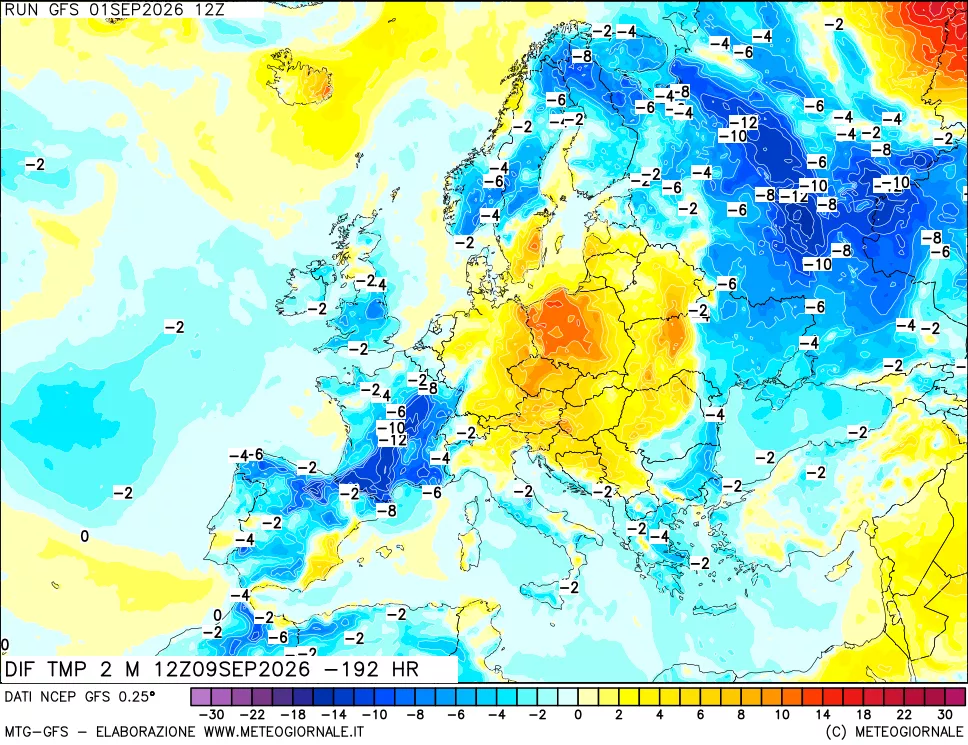 mappa Dif. Temp - Init