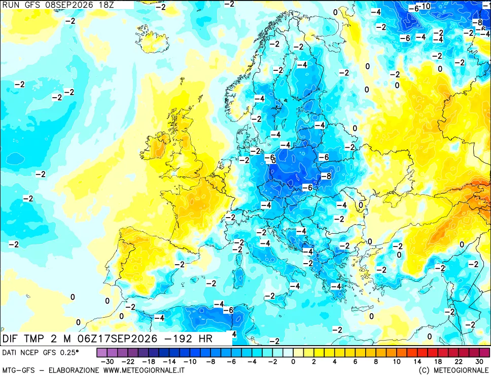 mappa Dif. Temp - Init