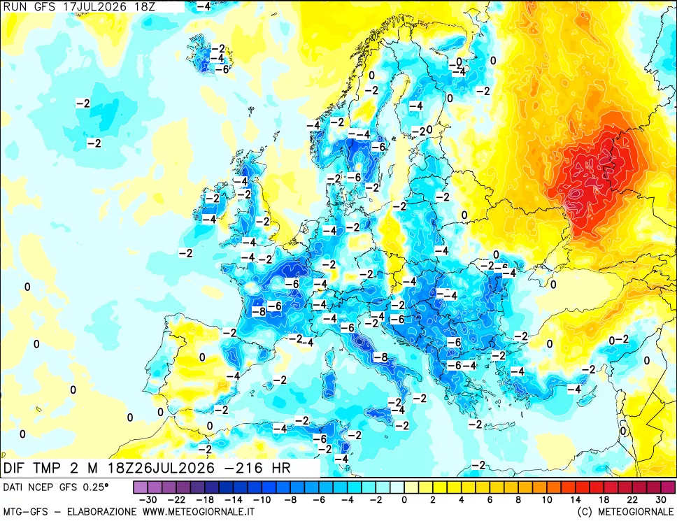 mappa Dif. Temp - Init