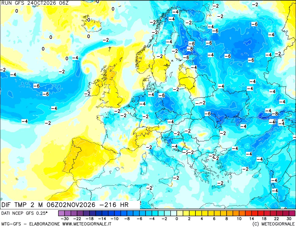 mappa Dif. Temp - Init
