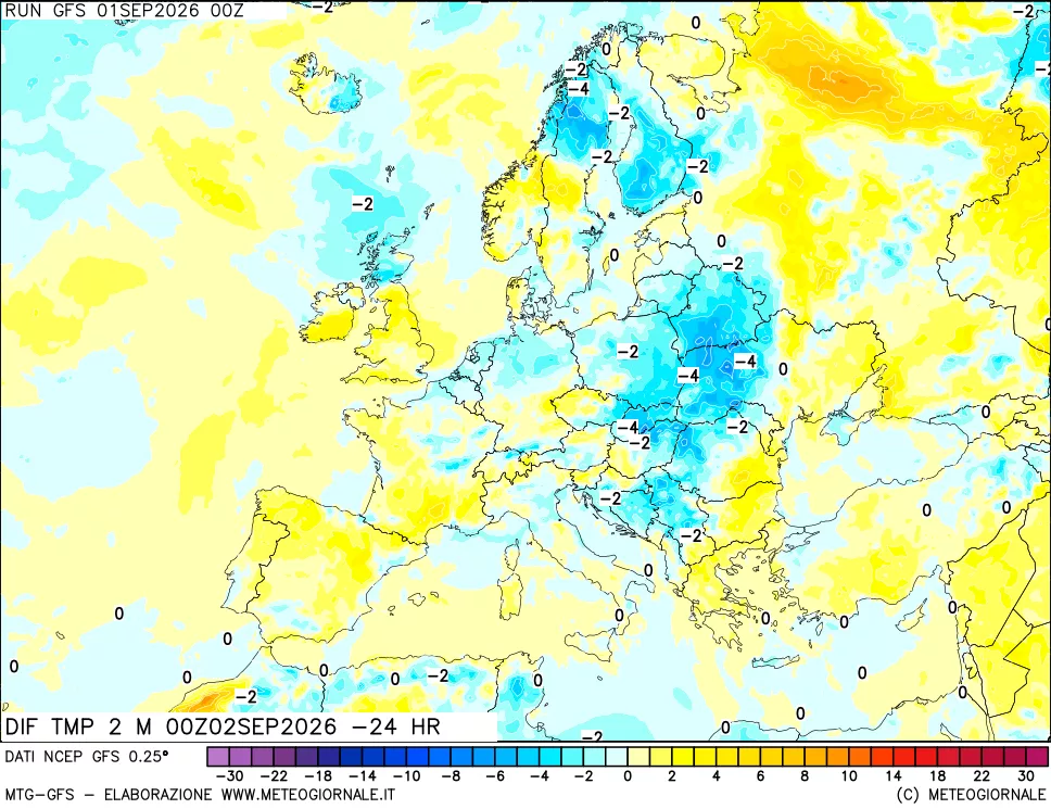 mappa Dif. Temp - Init