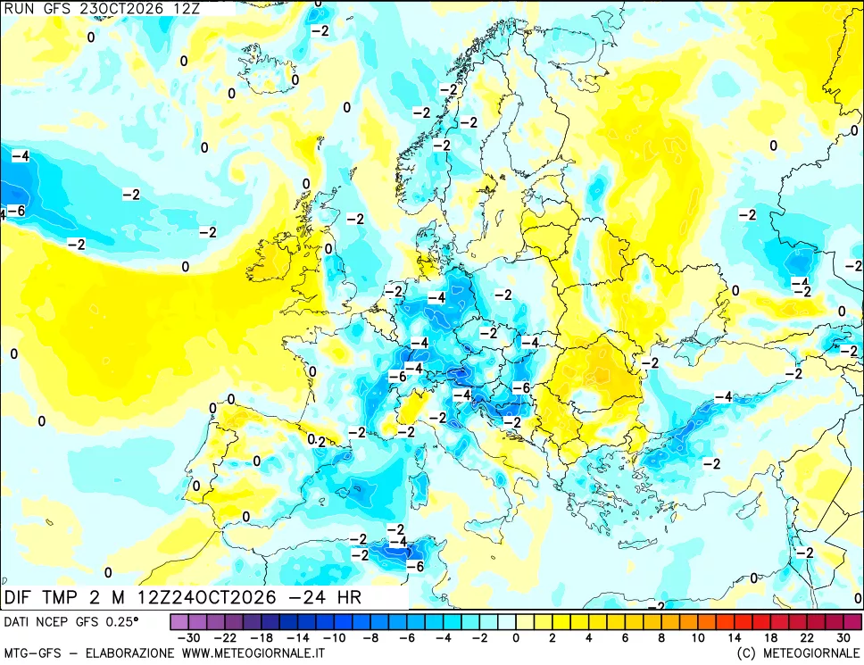 mappa Dif. Temp - Init