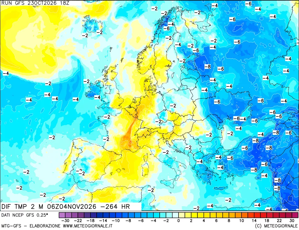 mappa Dif. Temp - Init