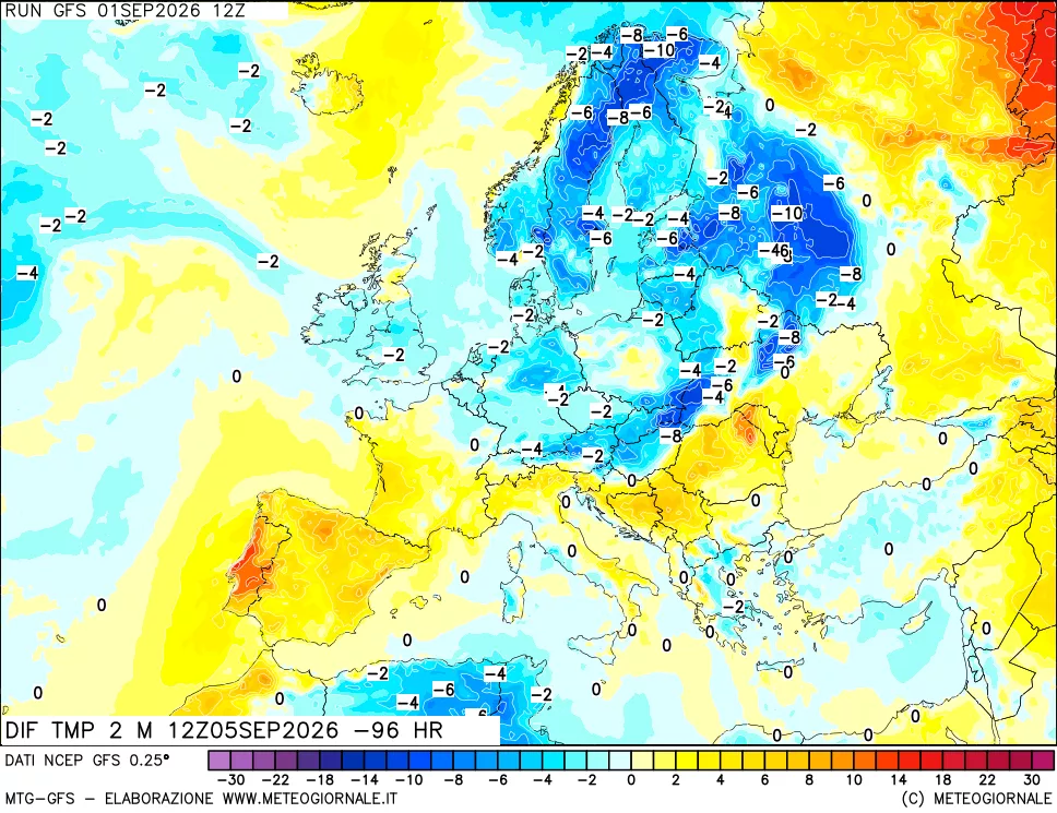mappa Dif. Temp - Init
