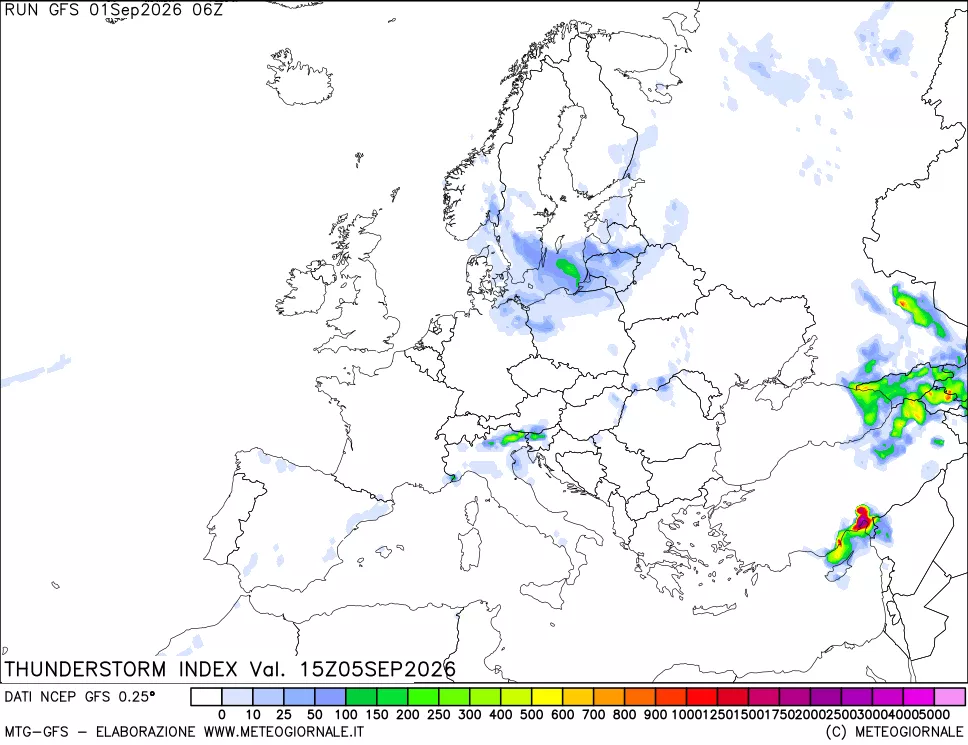 mappa Indice Temporali (TSI)