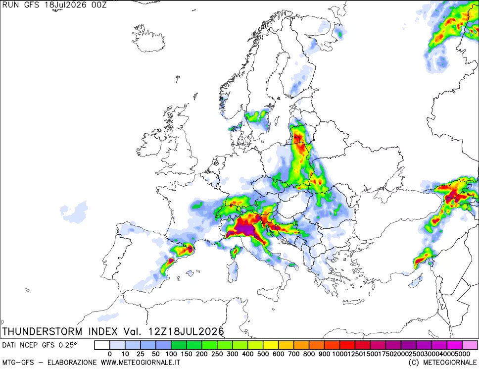 mappa Indice Temporali (TSI)