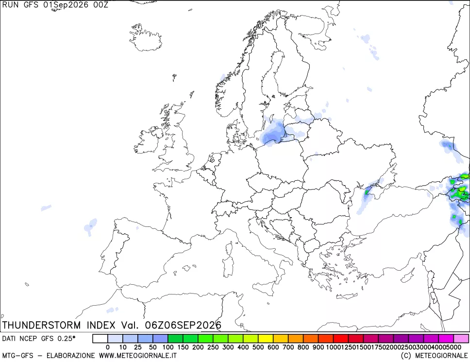 mappa Indice Temporali (TSI)
