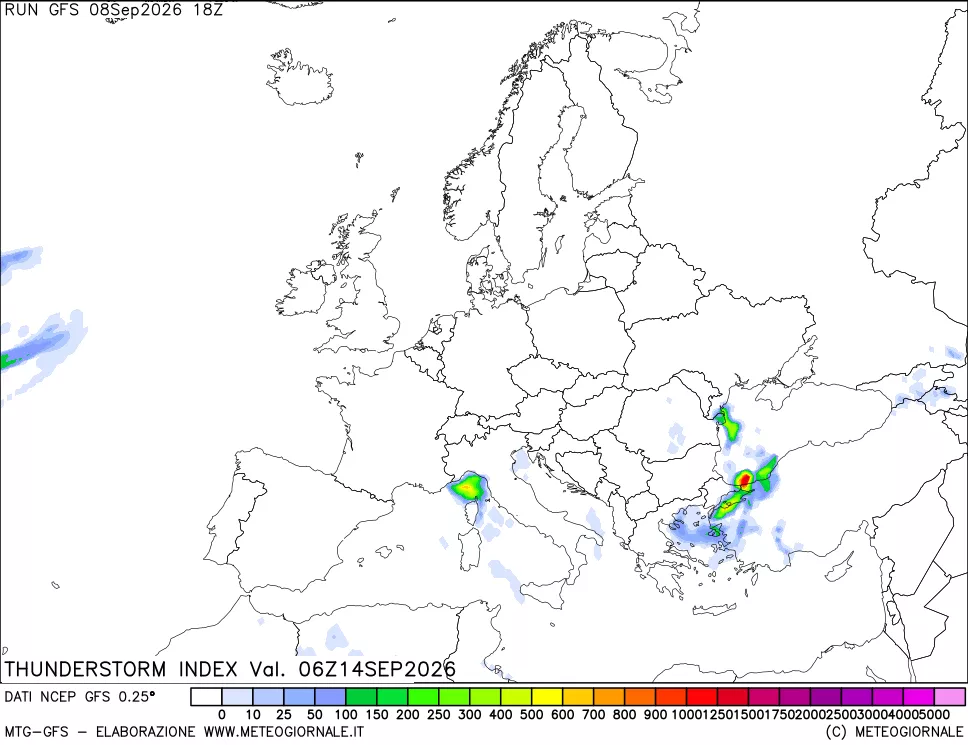 mappa Indice Temporali (TSI)