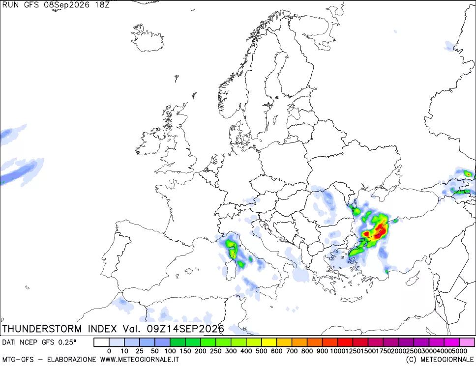 mappa Indice Temporali (TSI)